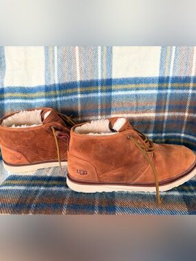 UGG Men's Neumel Weather Waterproof Leather Boots Ankle Chukka - Size 18